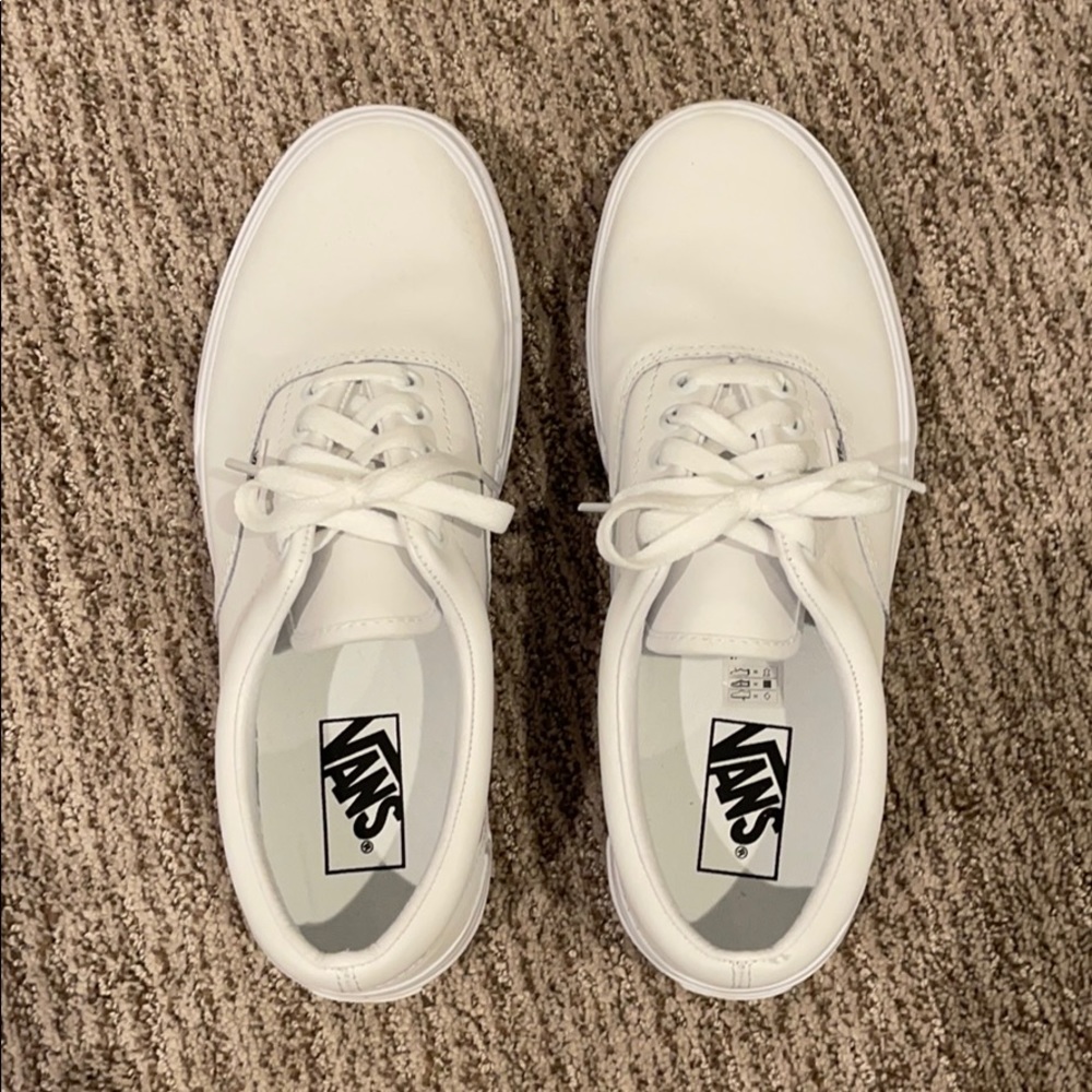 Leather Era Stacked Vans